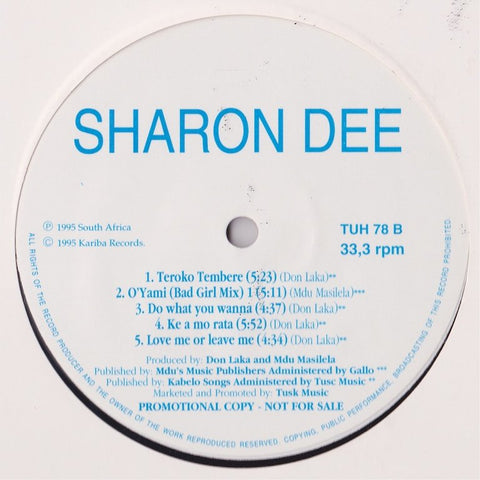 Sharon Dee - Taroko Tembere