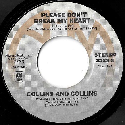 Collins And Collins - Top Of The Stairs / Please Don't Break My Heart