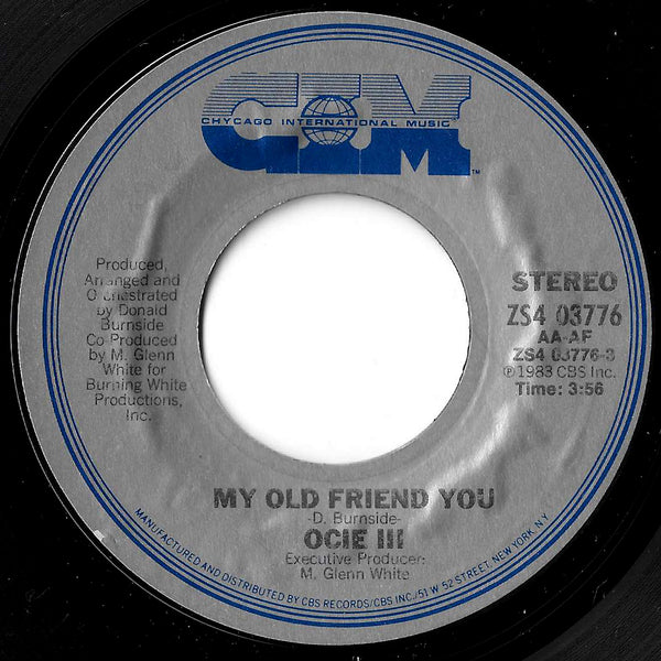 Ocie III - My Old Friend You