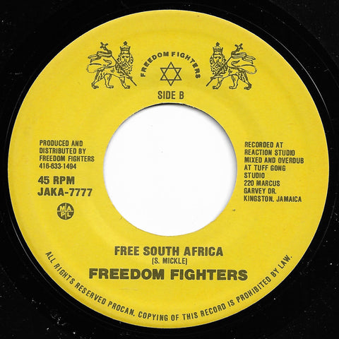 Freedom Fighters - Rasta Soldiers / Free South Africa