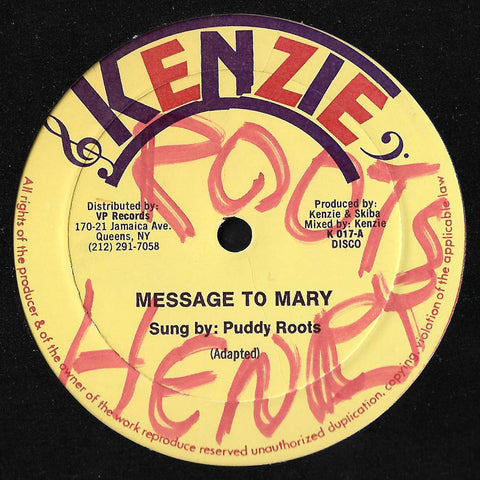 Puddy Roots - Message to Mary