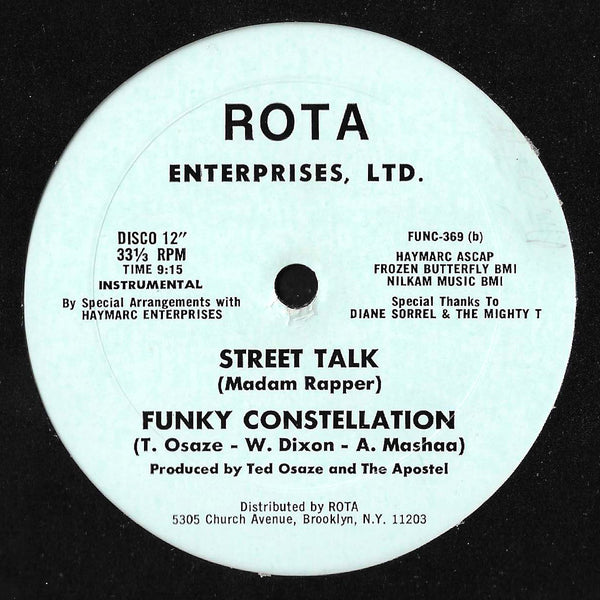 Funky Constellation - Street Talk (Madam Rapper)