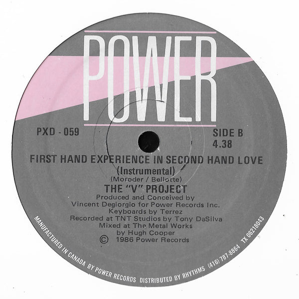 The "V" Project - First Hand Experience In Second Hand Love