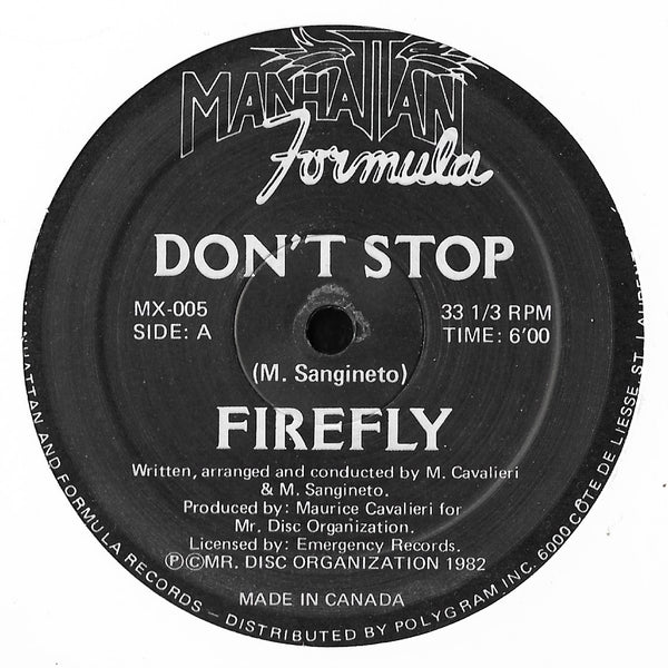 Firefly - Don't Stop / My Desire