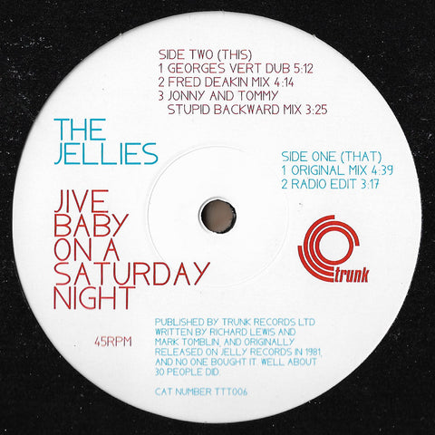 The Jellies - Jive Baby On A Saturday Night