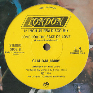 Claudja Barry - Sweet Dynamite / Love For The Sake Of Love