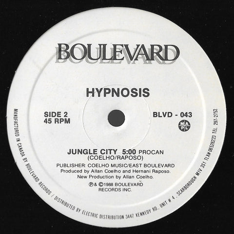 Hypnosis - Bang, Bang, Boogie / Jungle City