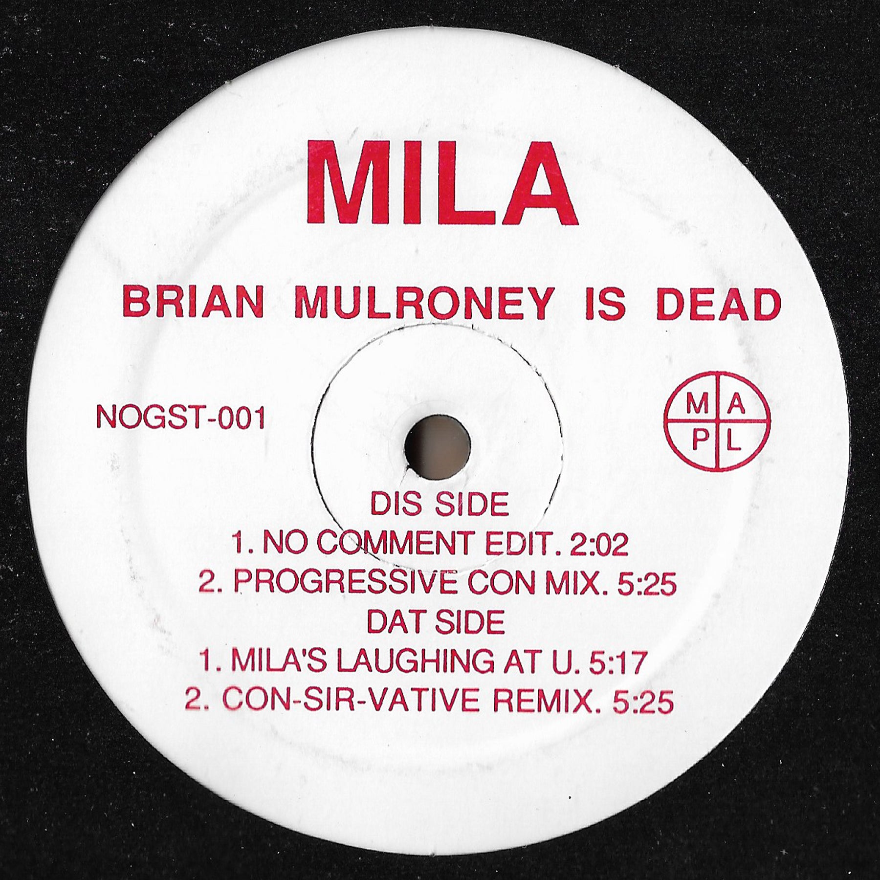 Mila - Brian Mulroney Is Dead