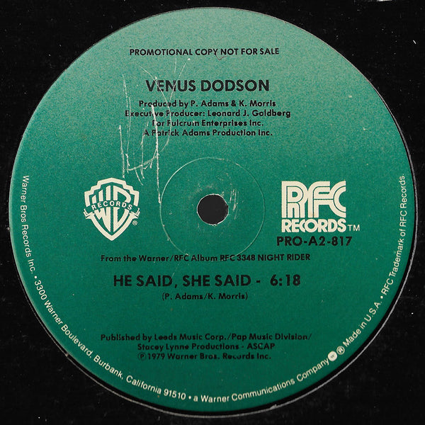 Venus Dodson - Shining / He Said, She Said
