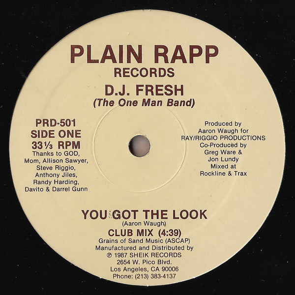 D.J. Fresh (The One Man Band) - You Got The Look