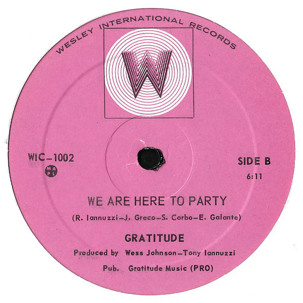 Gratitude - Loving You / We Are Here To Party