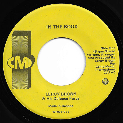 Leroy Brown & His Defence Force - In The Book