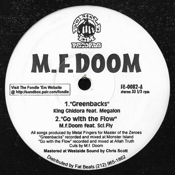 M.F. Doom - Greenbacks / Go With The Flow
