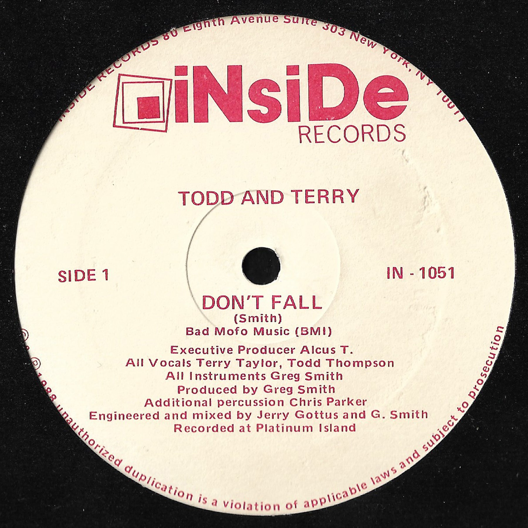 Todd And Terry - Don't Fall