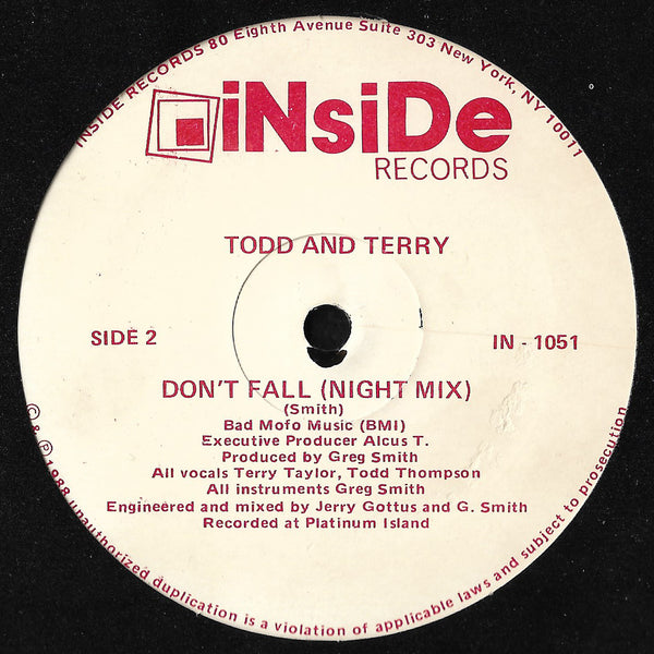 Todd And Terry - Don't Fall