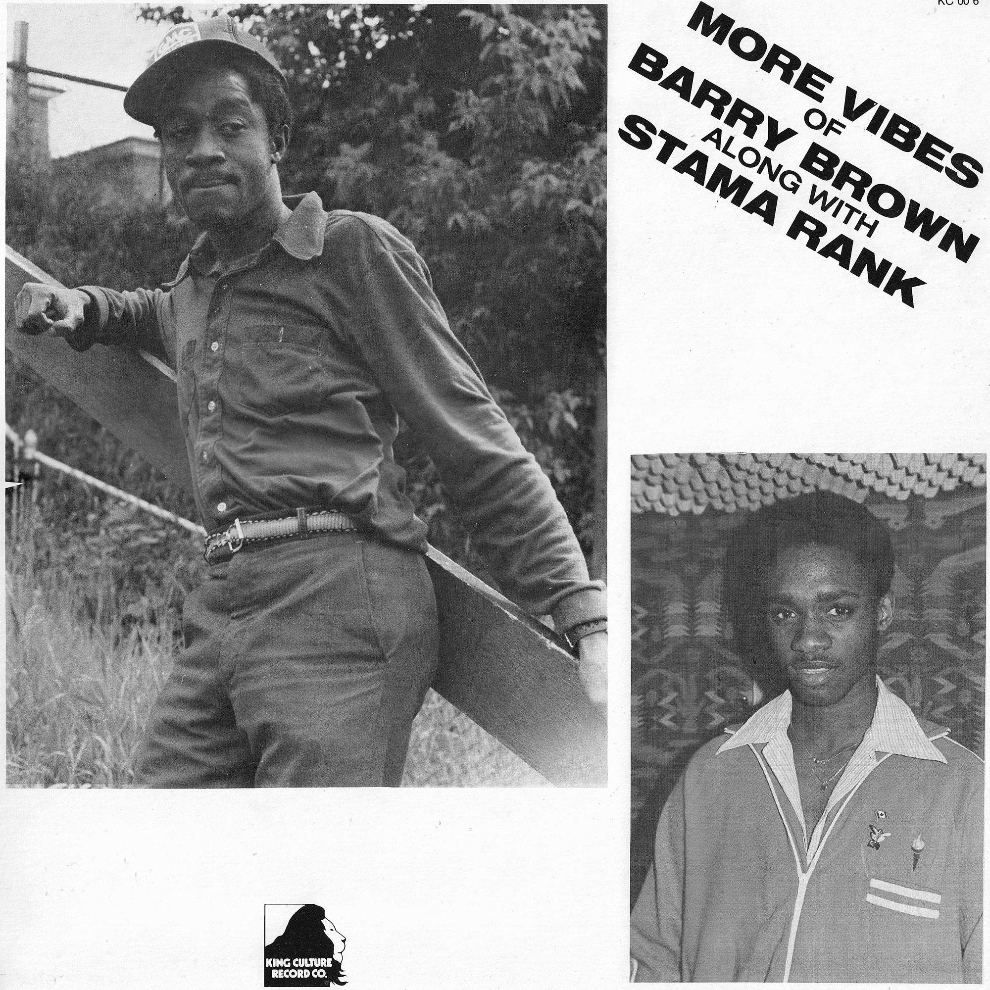 Barry Brown / Stama Rank - More Vibes Of Barry Brown Along With Stama Rank (Repress)