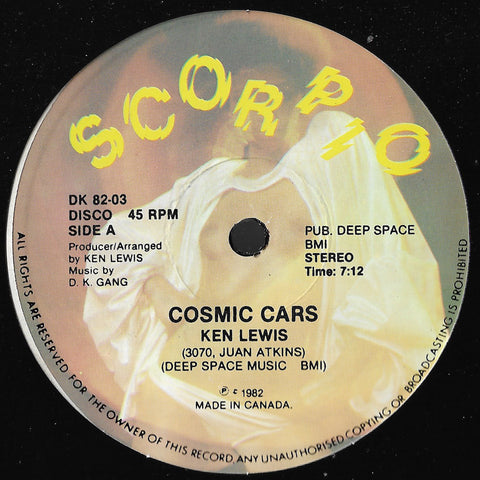 Ken Lewis / D. K. Gang - Cosmic Cars / Cosmic Dub