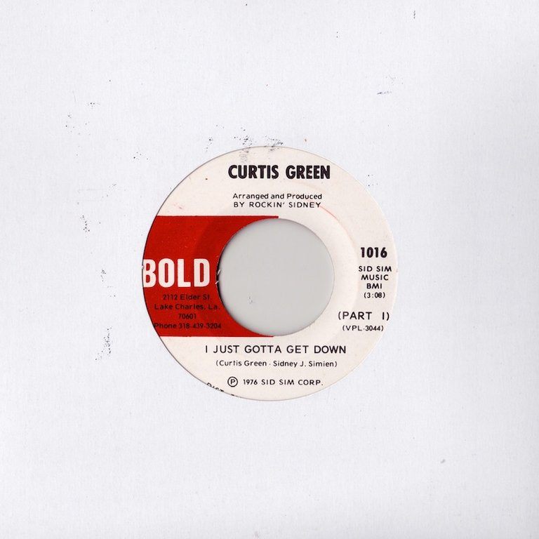 Curtis Green - I Just Gotta Get Down