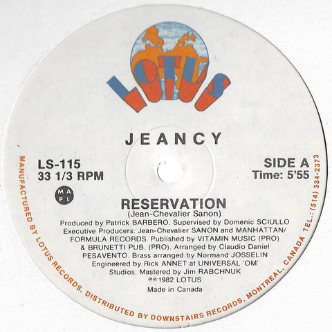 Jeancy - Reservation