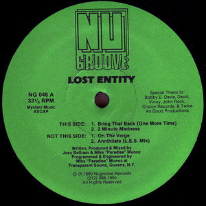 Lost Entity - Bring That Back (One More Time)