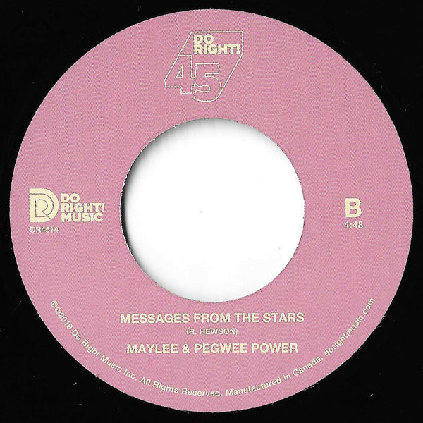 Maylee Todd & Pegwee Power - Mutual Attraction / Messages From The Stars