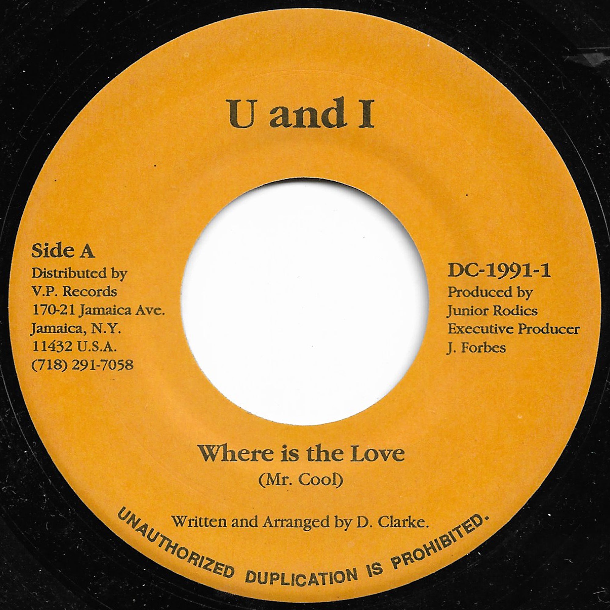Mr. Cool - Where Is The Love